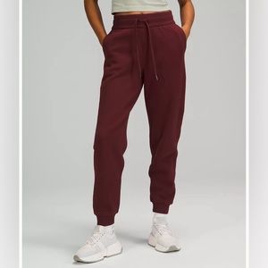 Lululemon Red Merlot Scuba Sweatpants/Joggers